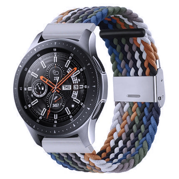 Nylon Braided Metal Buckle Watch Band for Galaxy Watch 4 20mm(Color 3)