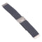 Nylon Braided Metal Buckle Watch Band for Galaxy Watch 4 20mm(Charcoal)