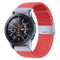 Nylon Braided Metal Buckle Watch Band for Galaxy Watch 4 20mm(Bright Orange)