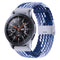 Nylon Braided Metal Buckle Watch Band for Galaxy Watch 4 20mm(Z Blue)