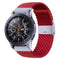 Nylon Braided Metal Buckle Watch Band for Galaxy Watch 4 20mm(Red)