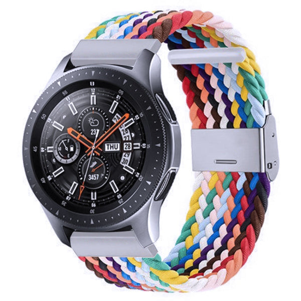Nylon Braided Metal Buckle Watch Band for Galaxy Watch 4 20mm(Color 4)