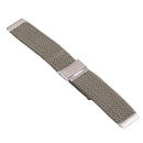 Nylon Braided Metal Buckle Watch Band for Galaxy Watch 4 20mm(Olive Green)