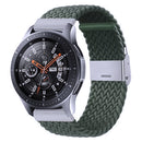 Nylon Braided Metal Buckle Watch Band for Galaxy Watch 4 20mm(Olive Green)