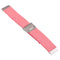 Nylon Braided Metal Buckle Watch Band for Galaxy Watch 4 20mm(Pink)