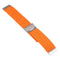 Nylon Braided Metal Buckle Watch Band for Galaxy Watch 4 20mm(Orange)