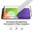 For Samsung Galaxy A32 4G 2 PCS ENKAY Hat-Prince Full Glue Tempered Glass 6D Full Coverage Anti-scratch Protector