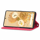 For Google Pixel 6 Pro Retro Skin Feel Business Magnetic Horizontal Flip Leather Case With Holder & Card Slots & Wallet & Photo Frame(Red)