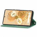 For Google Pixel 6 Pro Retro Skin Feel Business Magnetic Horizontal Flip Leather Case With Holder & Card Slots & Wallet & Photo Frame(Green)