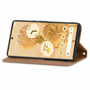 For Google Pixel 6 Pro Retro Skin Feel Business Magnetic Horizontal Flip Leather Case With Holder & Card Slots & Wallet & Photo Frame(Brwon)