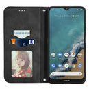For Nokia G50 Retro Skin Feel Business Magnetic Horizontal Flip Leather Case With Holder & Card Slots & Wallet & Photo Frame(Black)
