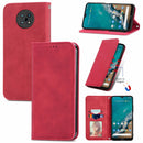 For Nokia G50 Retro Skin Feel Business Magnetic Horizontal Flip Leather Case With Holder & Card Slots & Wallet & Photo Frame(Red)