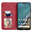For Nokia G50 Retro Skin Feel Business Magnetic Horizontal Flip Leather Case With Holder & Card Slots & Wallet & Photo Frame(Red)