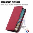 For Nokia G50 Retro Skin Feel Business Magnetic Horizontal Flip Leather Case With Holder & Card Slots & Wallet & Photo Frame(Red)