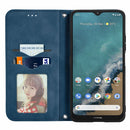For Nokia G50 Retro Skin Feel Business Magnetic Horizontal Flip Leather Case With Holder & Card Slots & Wallet & Photo Frame(Blue)