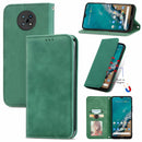 For Nokia G50 Retro Skin Feel Business Magnetic Horizontal Flip Leather Case With Holder & Card Slots & Wallet & Photo Frame(Green)