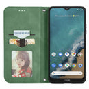 For Nokia G50 Retro Skin Feel Business Magnetic Horizontal Flip Leather Case With Holder & Card Slots & Wallet & Photo Frame(Green)