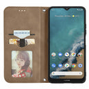 For Nokia G50 Retro Skin Feel Business Magnetic Horizontal Flip Leather Case With Holder & Card Slots & Wallet & Photo Frame(Brwon)