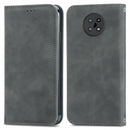 For Nokia G50 Retro Skin Feel Business Magnetic Horizontal Flip Leather Case With Holder & Card Slots & Wallet & Photo Frame(Grey)