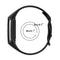 For Fitbit Charge 5 Monochromatic Silicone Watch Band, Size: Small Size(Light green)