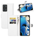 For OPPO Realme GT Neo2 Litchi Texture Horizontal Flip Protective Case with Holder & Card Slots & Wallet(White)