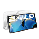 For OPPO Realme GT Neo2 Litchi Texture Horizontal Flip Protective Case with Holder & Card Slots & Wallet(White)