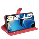 For OPPO Realme GT Neo2 Litchi Texture Horizontal Flip Protective Case with Holder & Card Slots & Wallet(Red)