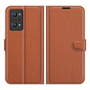 For OPPO Realme GT Neo2 Litchi Texture Horizontal Flip Protective Case with Holder & Card Slots & Wallet(Brown)