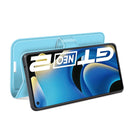 For OPPO Realme GT Neo2 Litchi Texture Horizontal Flip Protective Case with Holder & Card Slots & Wallet(Blue)