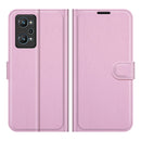 For OPPO Realme GT Neo2 Litchi Texture Horizontal Flip Protective Case with Holder & Card Slots & Wallet(Pink)
