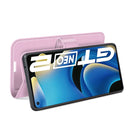 For OPPO Realme GT Neo2 Litchi Texture Horizontal Flip Protective Case with Holder & Card Slots & Wallet(Pink)