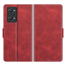 For OPPO Realme GT Neo2 Dual-side Magnetic Buckle Horizontal Flip Leather Case with Holder & Card Slots & Wallet(Red)