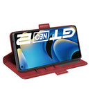 For OPPO Realme GT Neo2 Dual-side Magnetic Buckle Horizontal Flip Leather Case with Holder & Card Slots & Wallet(Red)