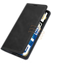 For OPPO Realme GT Neo2 Retro-skin Business Magnetic Suction Leather Case with Holder & Card Slots & Wallet(Black)