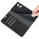 For OPPO Realme GT Neo2 Retro-skin Business Magnetic Suction Leather Case with Holder & Card Slots & Wallet(Black)