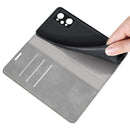 For OPPO Realme GT Neo2 Retro-skin Business Magnetic Suction Leather Case with Holder & Card Slots & Wallet(Grey)