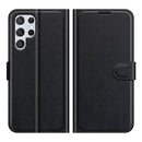 For Samsung Galaxy S22 Ultra 5G Litchi Texture Horizontal Flip Protective Case with Holder & Card Slots & Wallet(Black)