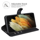 For Samsung Galaxy S22 Ultra 5G Litchi Texture Horizontal Flip Protective Case with Holder & Card Slots & Wallet(Black)