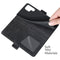 For Samsung Galaxy S22 Ultra 5G Dual-side Magnetic Buckle Horizontal Flip Leather Case with Holder & Card Slots & Wallet(Black)
