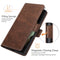 For Samsung Galaxy S22 Ultra 5G Dual-side Magnetic Buckle Horizontal Flip Leather Case with Holder & Card Slots & Wallet(Brown)