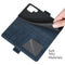 For Samsung Galaxy S22 Ultra 5G Dual-side Magnetic Buckle Horizontal Flip Leather Case with Holder & Card Slots & Wallet(Dark Blue)