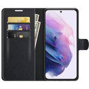 For Samsung Galaxy S22+ 5G Litchi Texture Horizontal Flip Protective Case with Holder & Card Slots & Wallet(Black)
