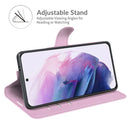 For Samsung Galaxy S22+ 5G Litchi Texture Horizontal Flip Protective Case with Holder & Card Slots & Wallet(Pink)