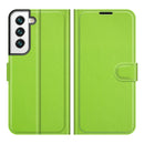 For Samsung Galaxy S22+ 5G Litchi Texture Horizontal Flip Protective Case with Holder & Card Slots & Wallet(Green)