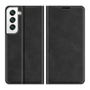 For Samsung Galaxy S22+ 5G Retro-skin Business Magnetic Suction Leather Case with Holder & Card Slots & Wallet(Black)