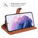 For Samsung S22 Litchi Texture Horizontal Flip Protective Case with Holder & Card Slots & Wallet(Brown)