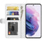 For Samsung Galaxy S22 5G R64 Texture Single Horizontal Flip Protective Case with Holder & Card Slots & Wallet& Photo Frame(White)