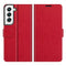 For Samsung Galaxy S22 5G R64 Texture Single Horizontal Flip Protective Case with Holder & Card Slots & Wallet& Photo Frame(Red)