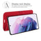 For Samsung Galaxy S22 5G R64 Texture Single Horizontal Flip Protective Case with Holder & Card Slots & Wallet& Photo Frame(Red)