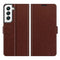For Samsung Galaxy S22 5G R64 Texture Single Horizontal Flip Protective Case with Holder & Card Slots & Wallet& Photo Frame(Brown)